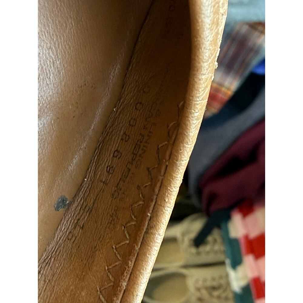 TORY BURCH Camel Reval Ballet Flat Women 7 Leather Flats light tan - Picture 6 of 8